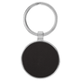 Leatherette/Metal Round Keychain - KCL10