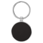 Leatherette/Metal Round Keychain - KCL10
