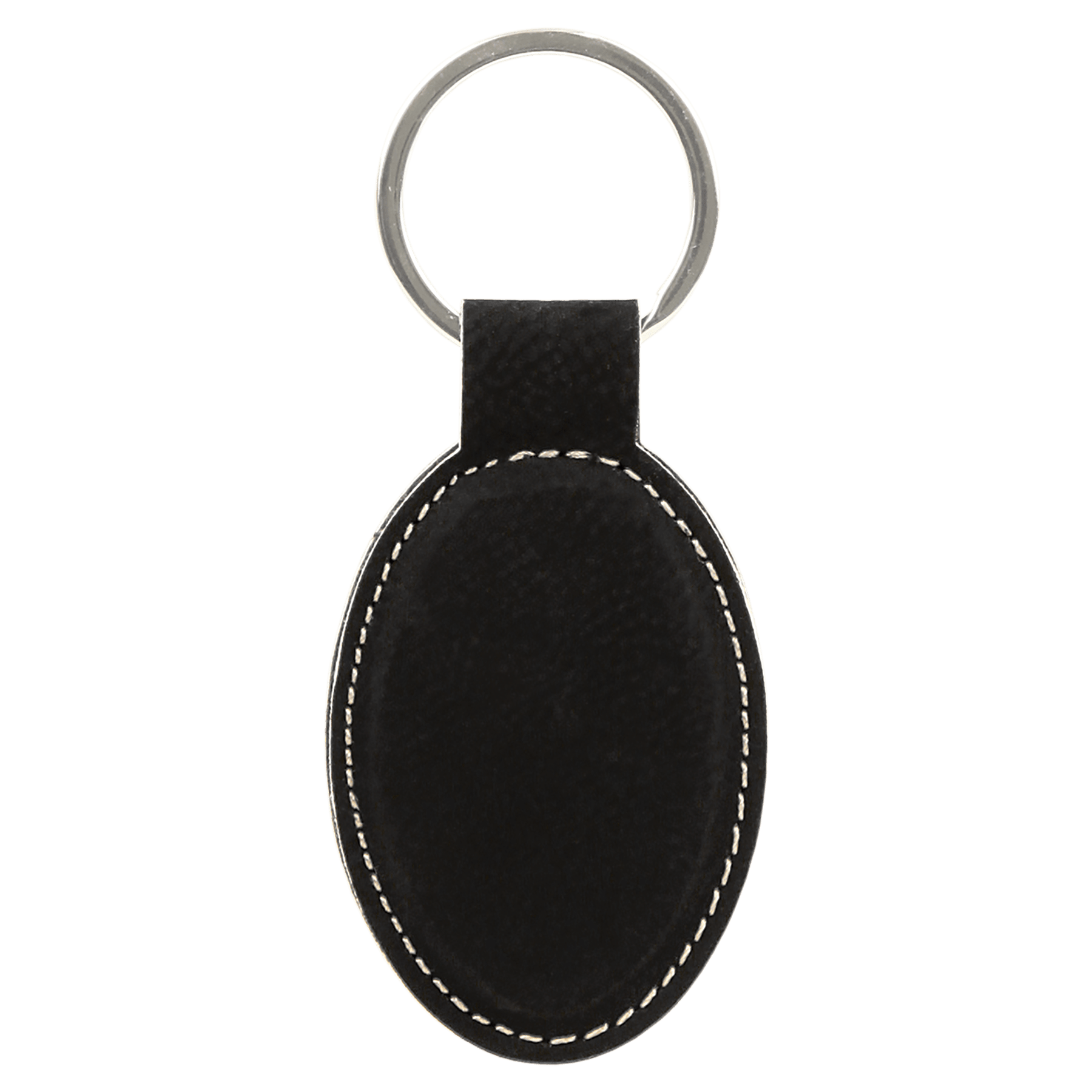 Leatherette Oval Keychain - KCL01