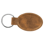 Leatherette Oval Keychain - KCL01