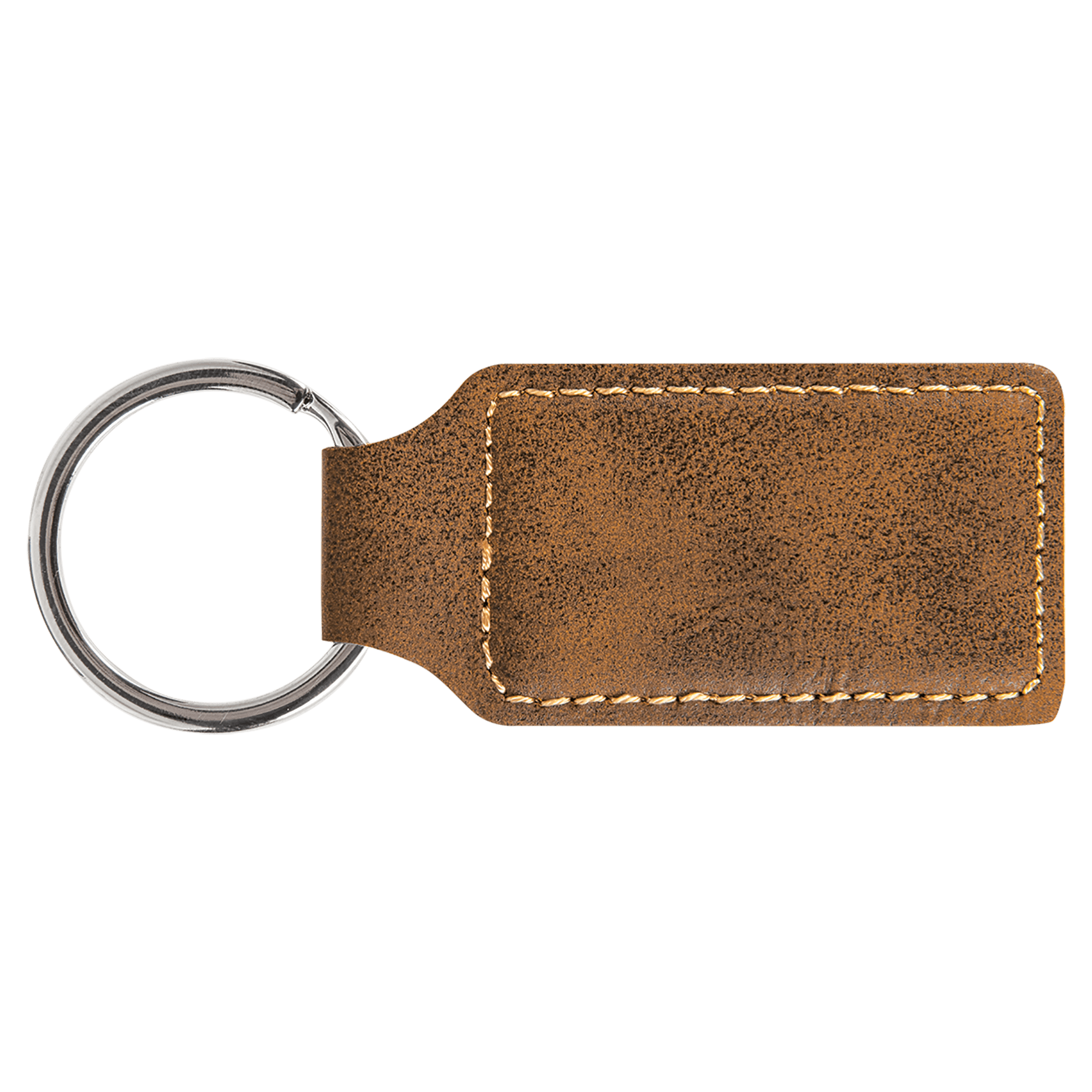 Leatherette Rectangle Keychain - KCL08
