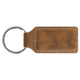 Leatherette Rectangle Keychain - KCL08