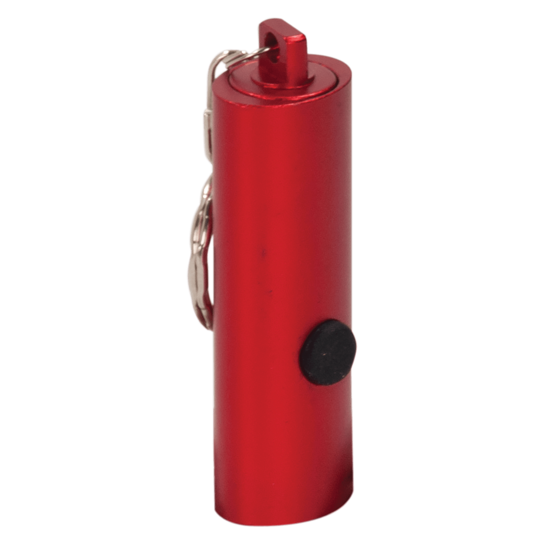 2.4" Red 3-LED Flashlight with Keychain
