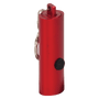 2.4" Red 3-LED Flashlight with Keychain