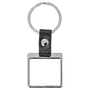 3.75" x 1.4" Square Sublimatable Keychain with White Insert