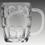 20 oz. Beer Mug with Oval Engraving Area and Handle