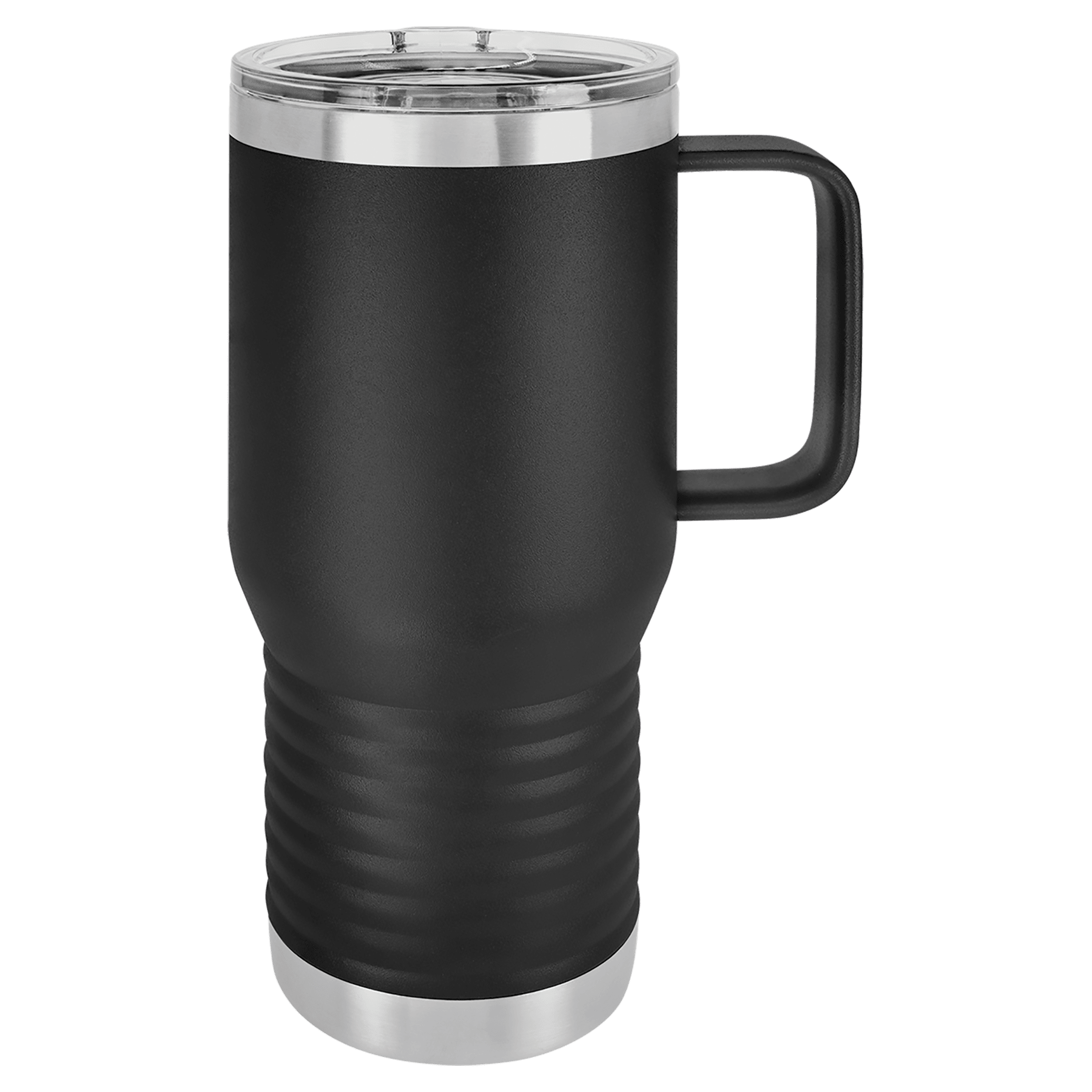 Polar Camel 20 oz. Black Travel Mug w/ Slider Lid