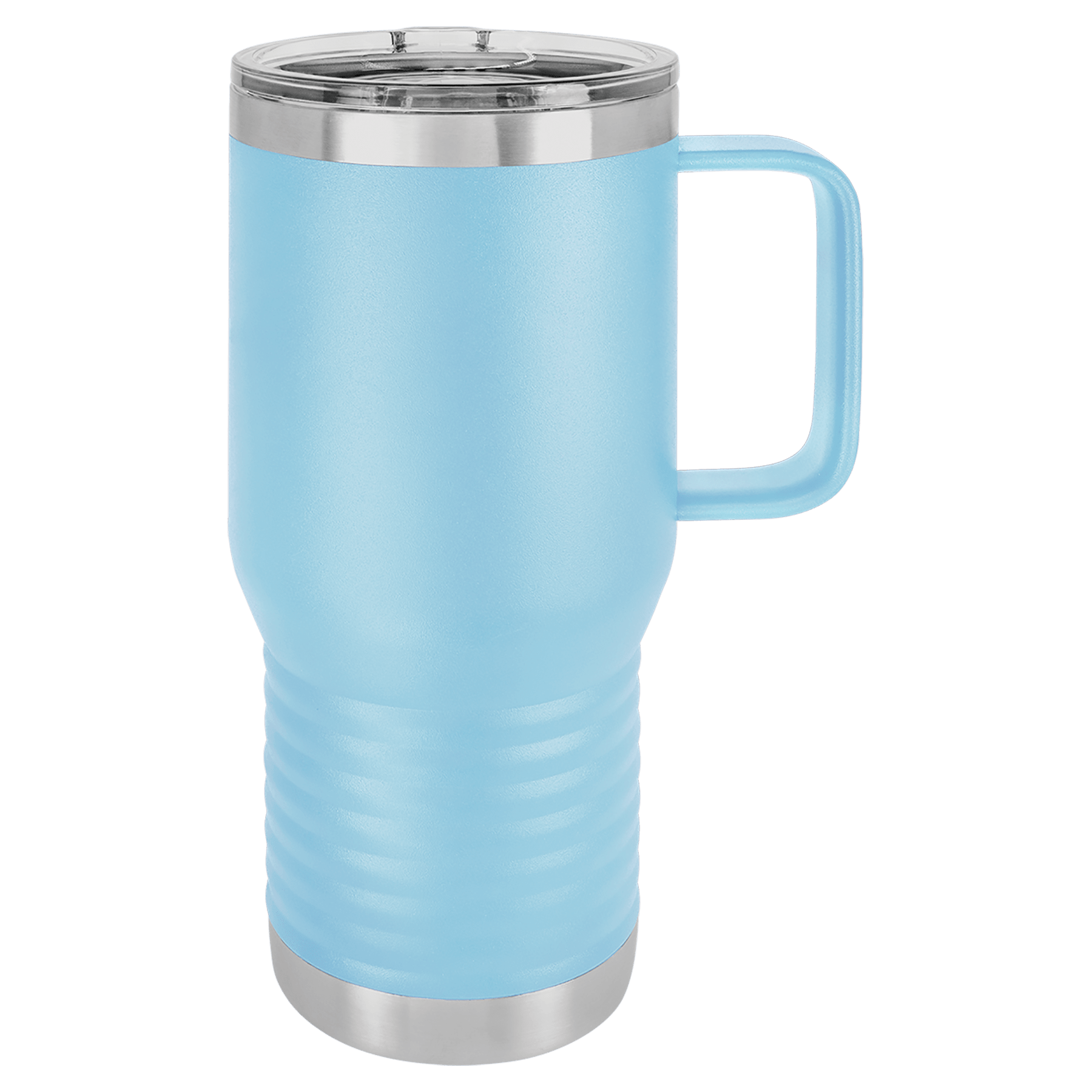 Polar Camel 20 oz. Light Blue Travel Mug