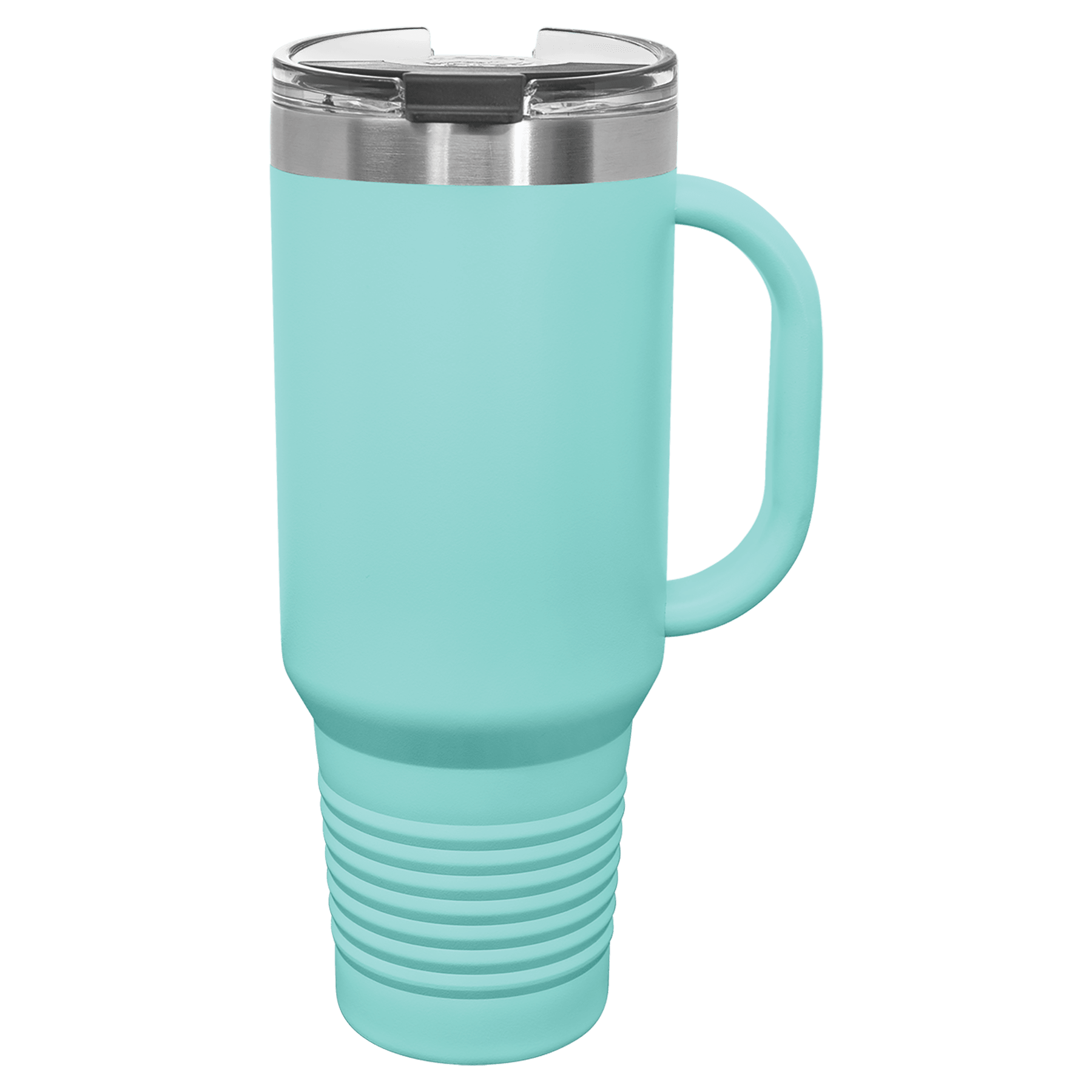 Polar Camel 40 oz. Teal Travel Mug w/Handle, Straw Included