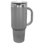 Polar Camel 40 oz. Dark Gray Travel Mug w/Handle