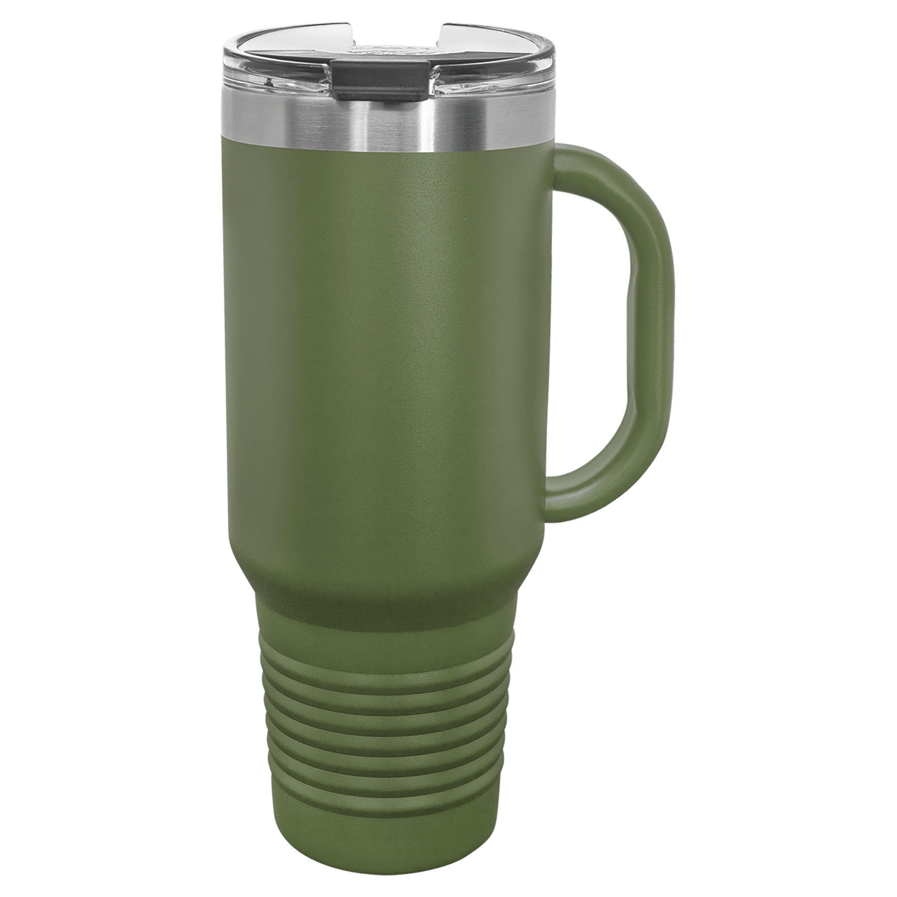 Polar Camel 40 oz. Olive Green Travel Mug w/Handle