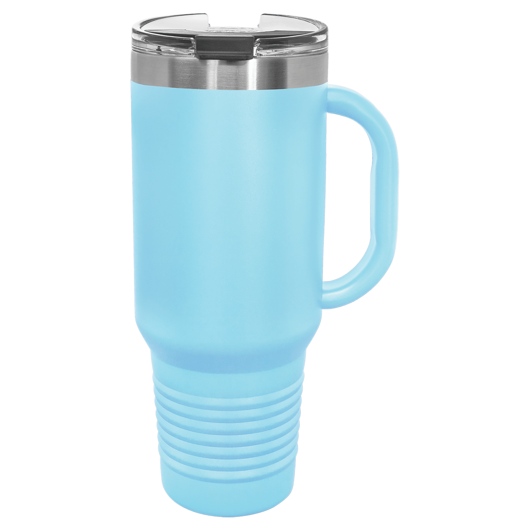 Polar Camel 40 oz. Light Blue Travel Mug w/Handle