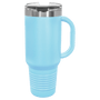 Polar Camel 40 oz. Light Blue Travel Mug w/Handle
