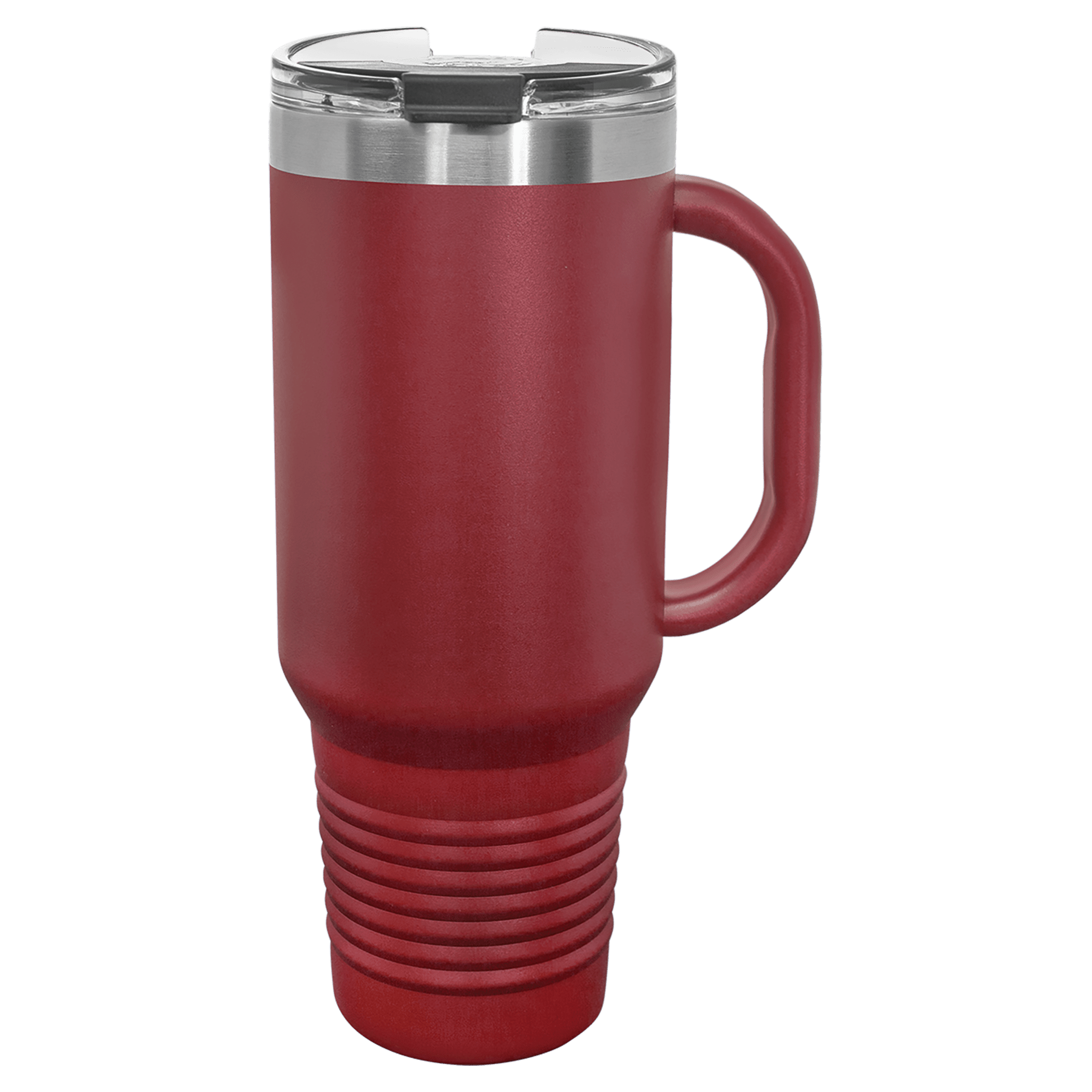 Polar Camel 40 oz. Maroon Travel Mug w/Handle