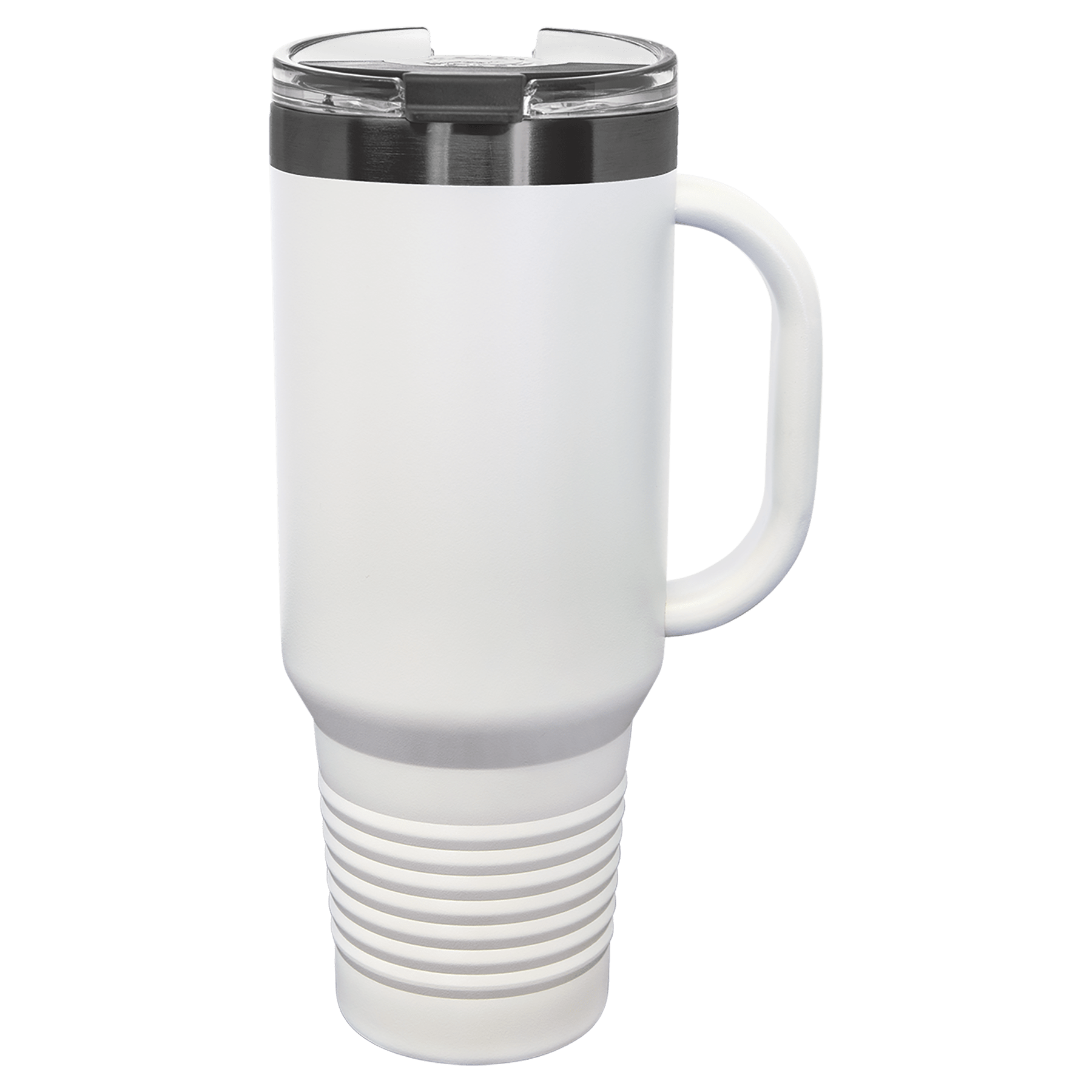 PC  40 oz. White/Ghost Black ION-Plated Travel Mug