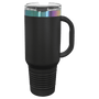 PC  40 oz. Black/Prism ION-Plated Travel Mug