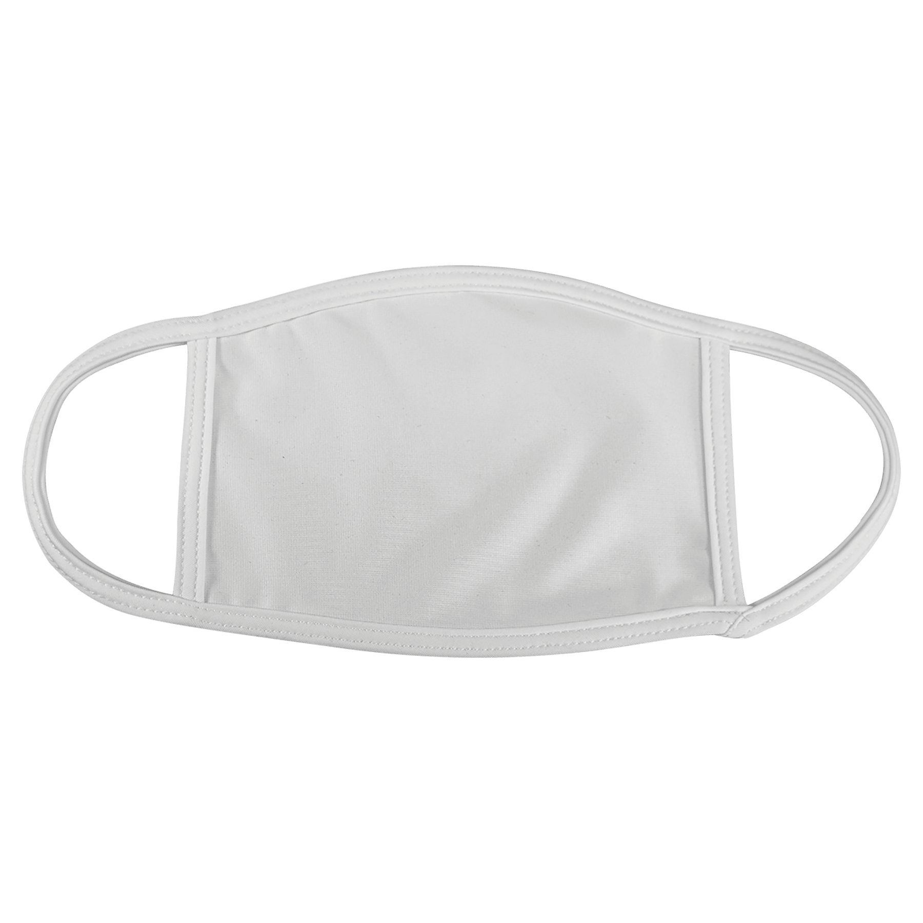 Medium White Sublimatable Face Mask