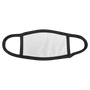 Child Sublimatable Face Mask with Black Trim & Ear Loops