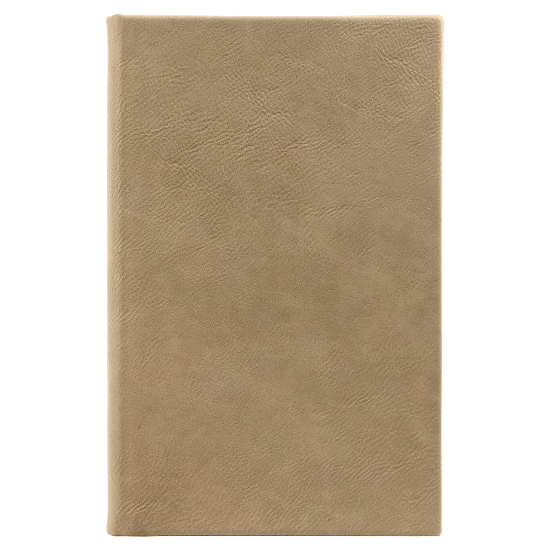 Light Brown Leatherette Sketch Book with Unlined Notepad