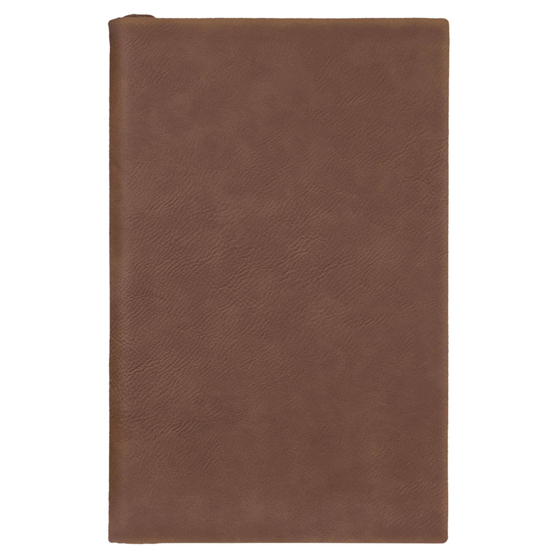 Dark Brown Leatherette Sketch Book with Unlined Notepad