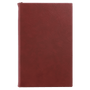 5.25" x 8.25" Rose Leatherette Sketch Book w/Unlined Notepad