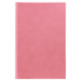 5.25" x 8.25" Pink Leatherette Sketch Book w/Unlined Notepad