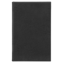 Black/Silver Leatherette Sketch Book with Unlined Notepad