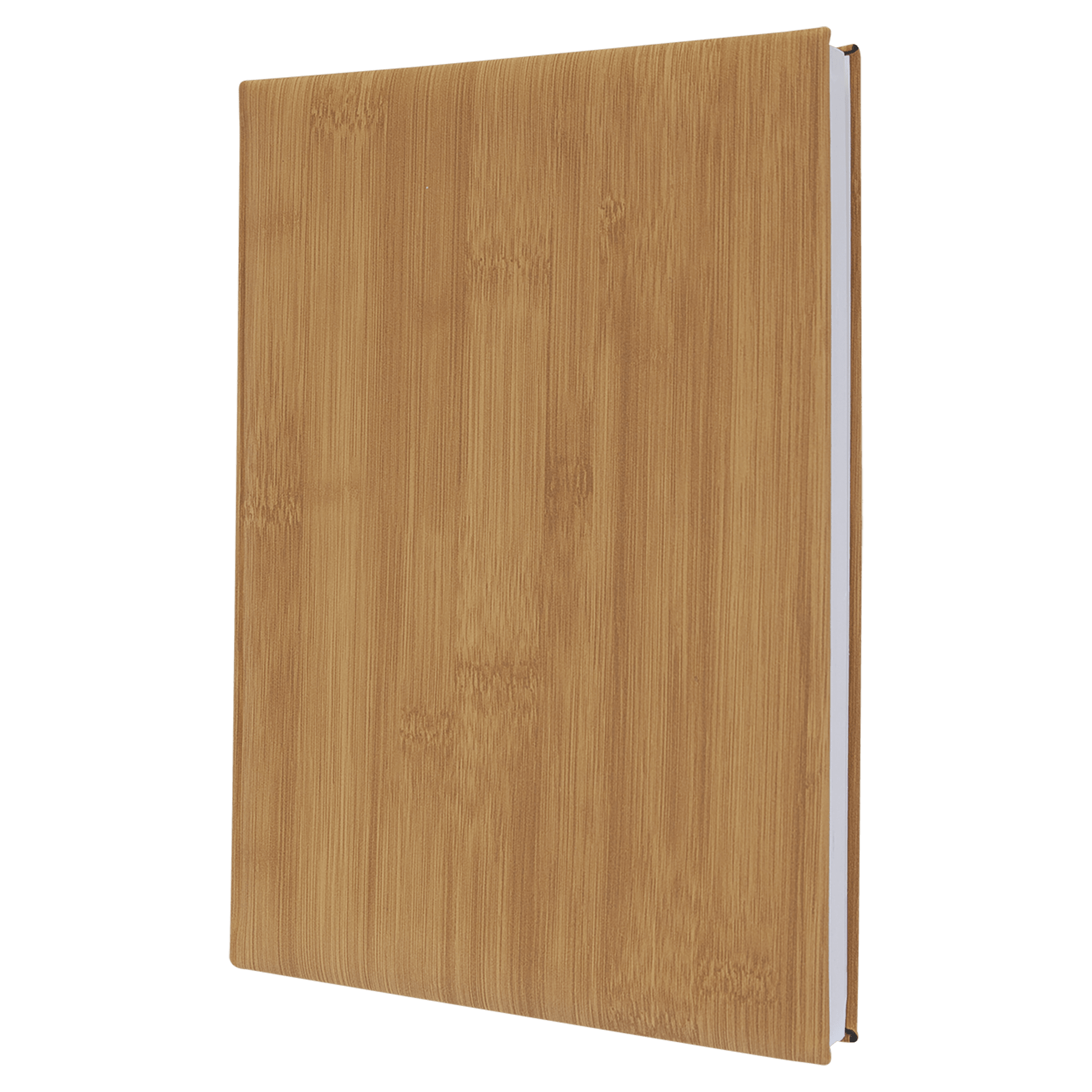 7" x 9.75" Bamboo Leatherette Sketch Book w/Unlined Notepad