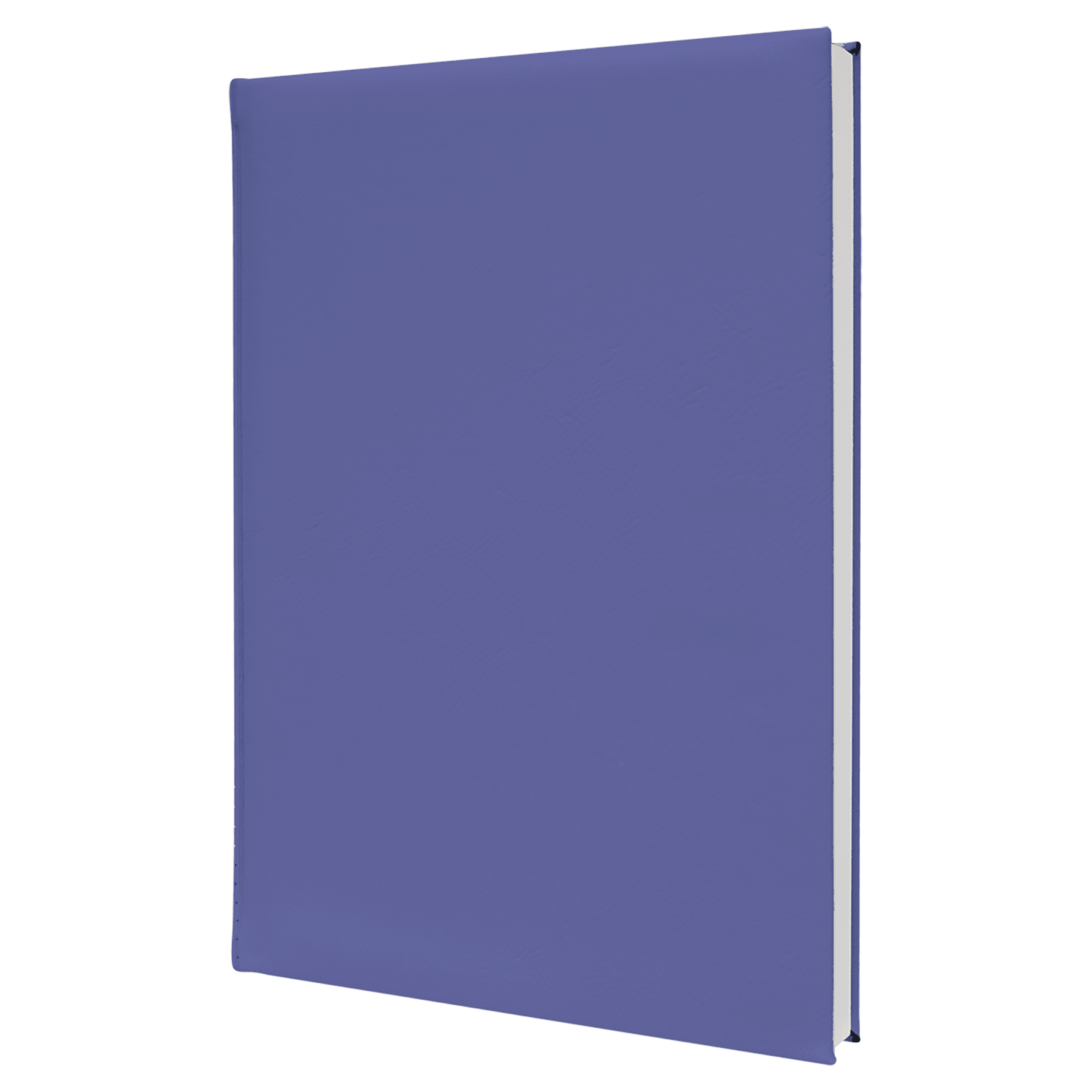 7" x 9.75" Purple Leatherette Sketch Book w/Unlined Notepad