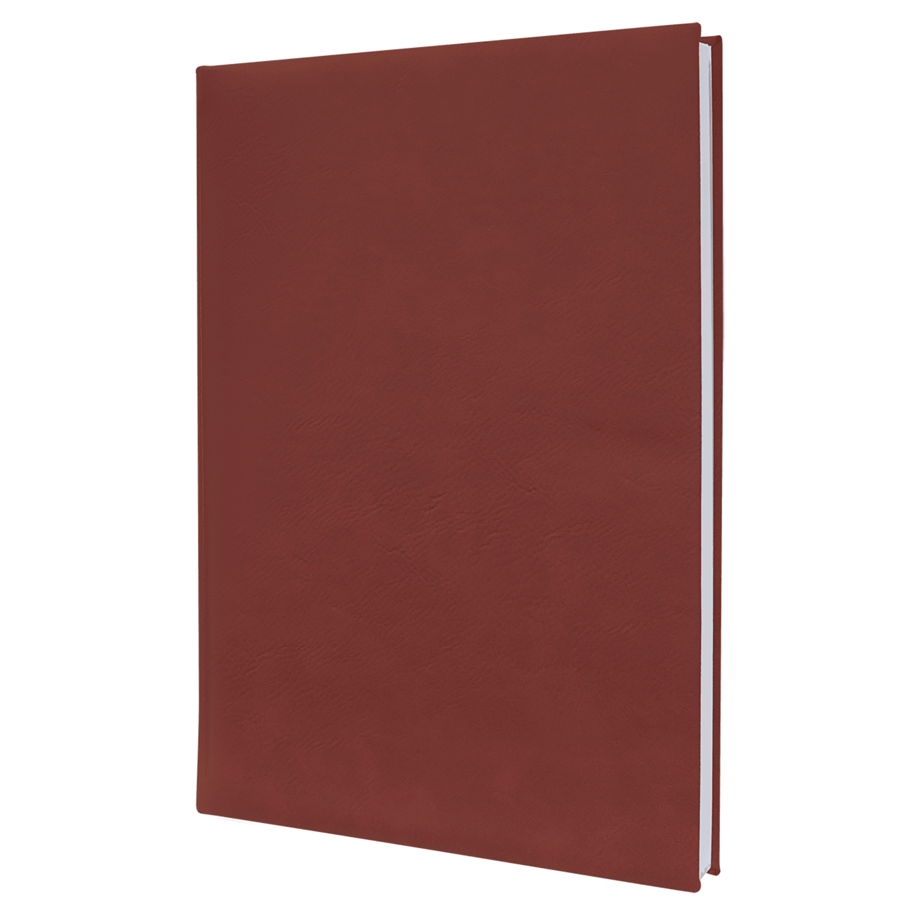 7" x 9.75" Rose Leatherette Journal with Lined Notepad