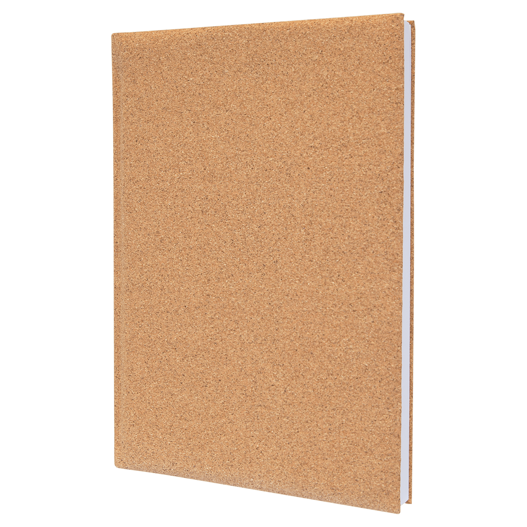 7" x 9.75" Cork Leatherette Journal with Lined Notepad