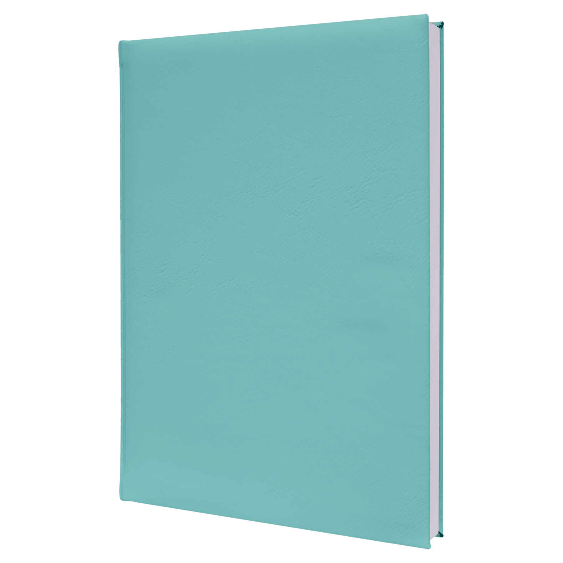 7" x 9.75" Teal Leatherette Journal with Lined Notepad