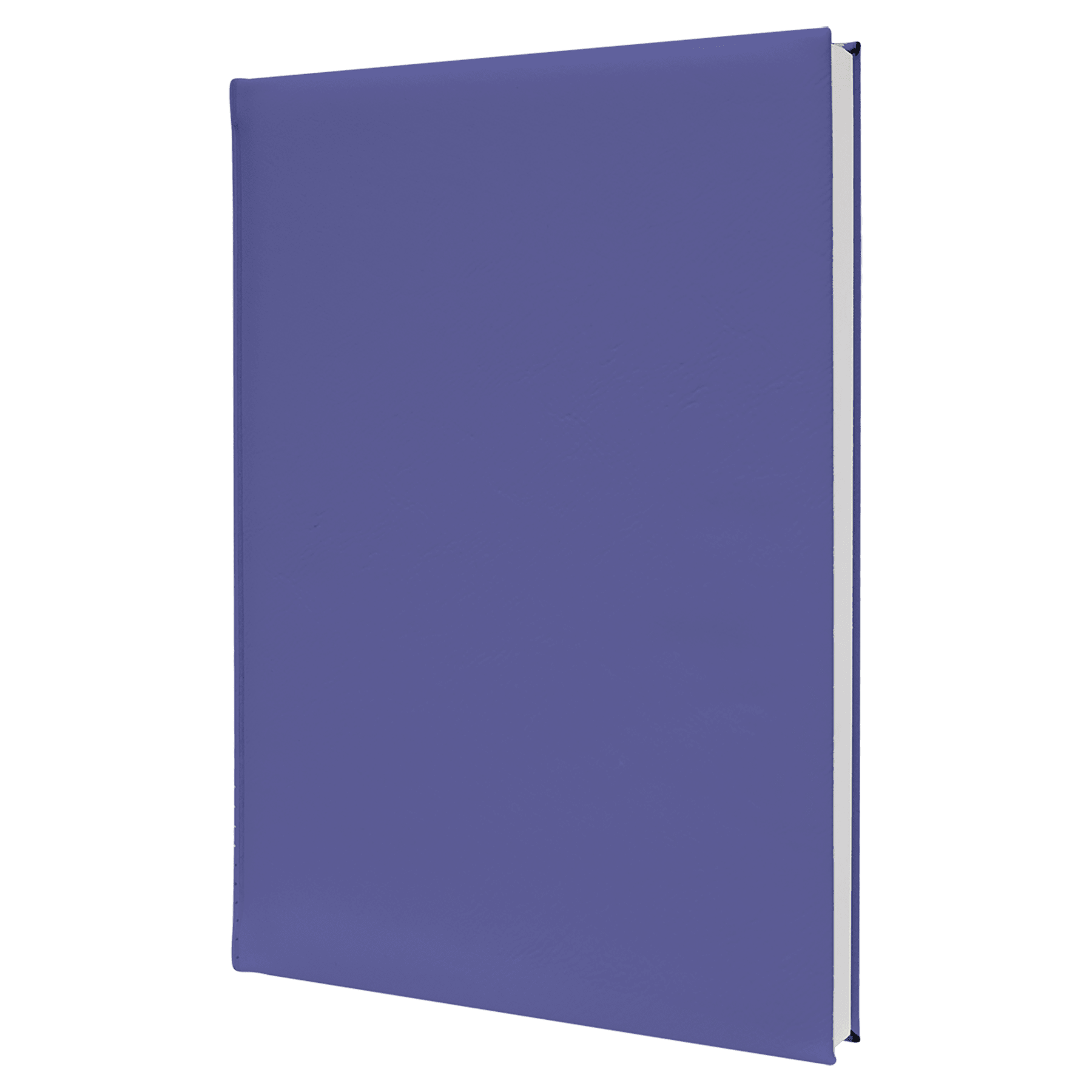 7" x 9.75" Purple Leatherette Journal with Lined Notepad
