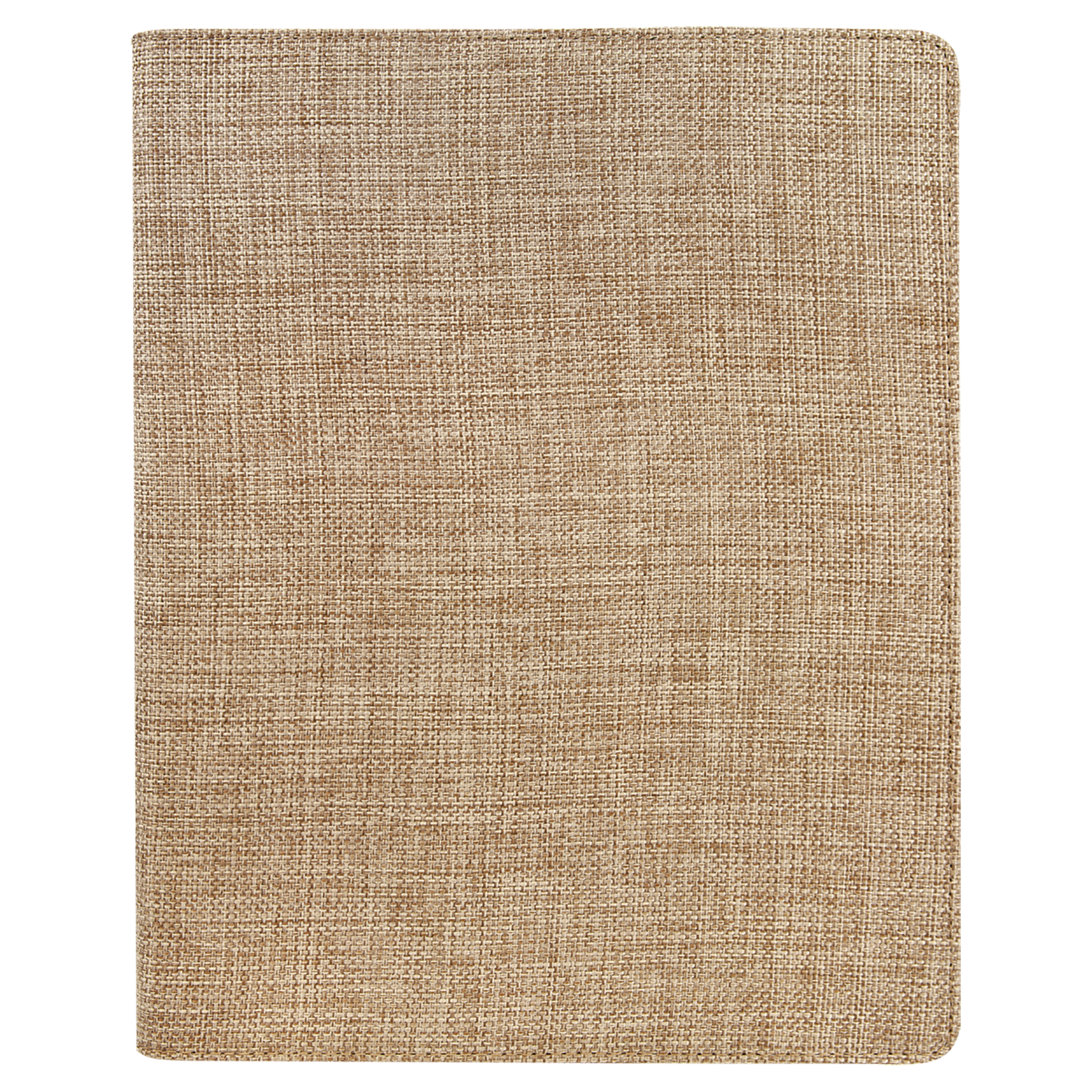 9.5" x 12" Sublimatable Burlap Portfolio with Notepad