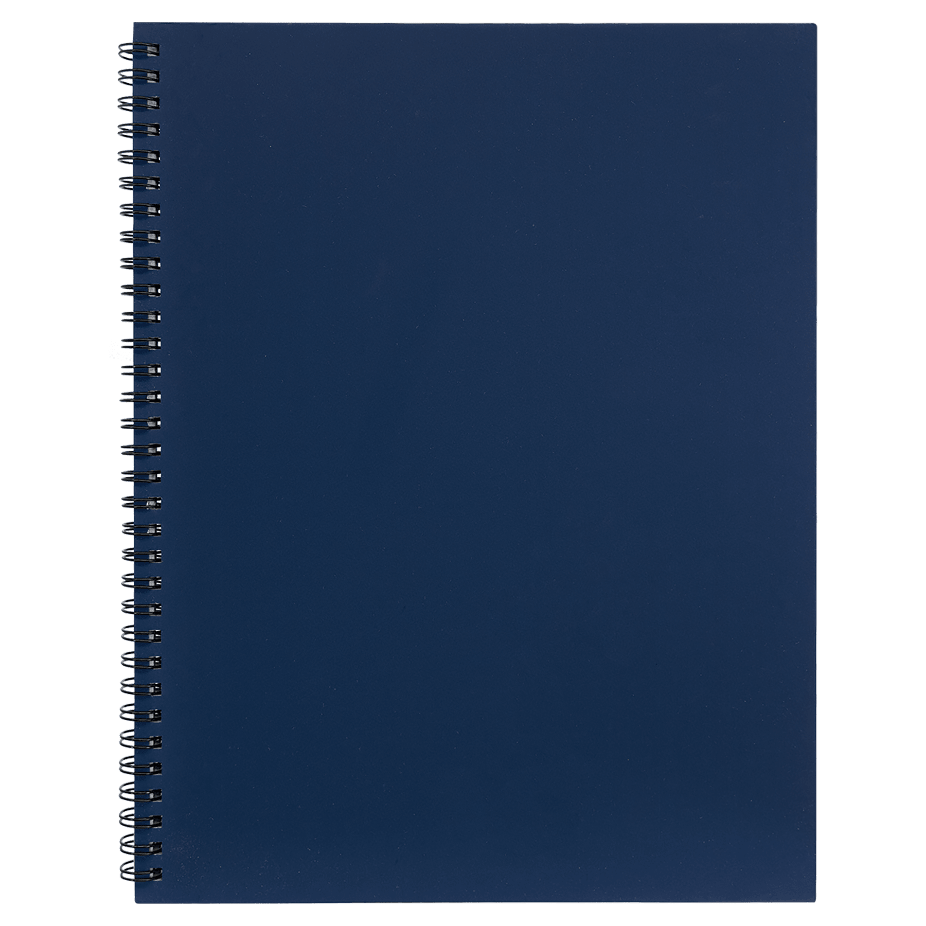 8.5" x 11" Blue LazerBurst Spiral Notebook