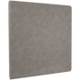 Gray Leatherette 3 Ring Binder with 1" Slant D Rings