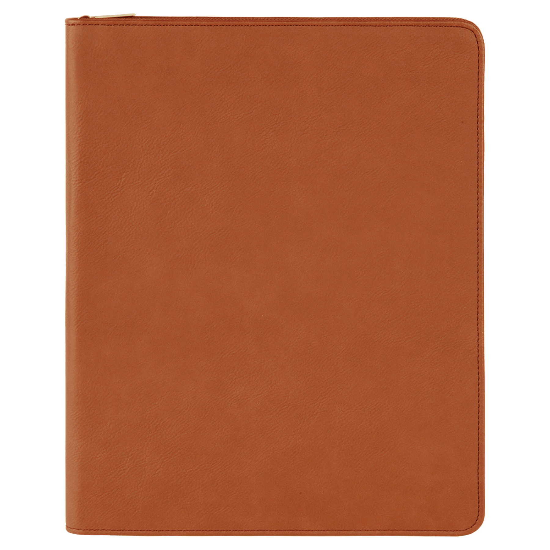 9.5" x 12" Rawhide w/Zipper Leatherette Portfolio w/Notepad