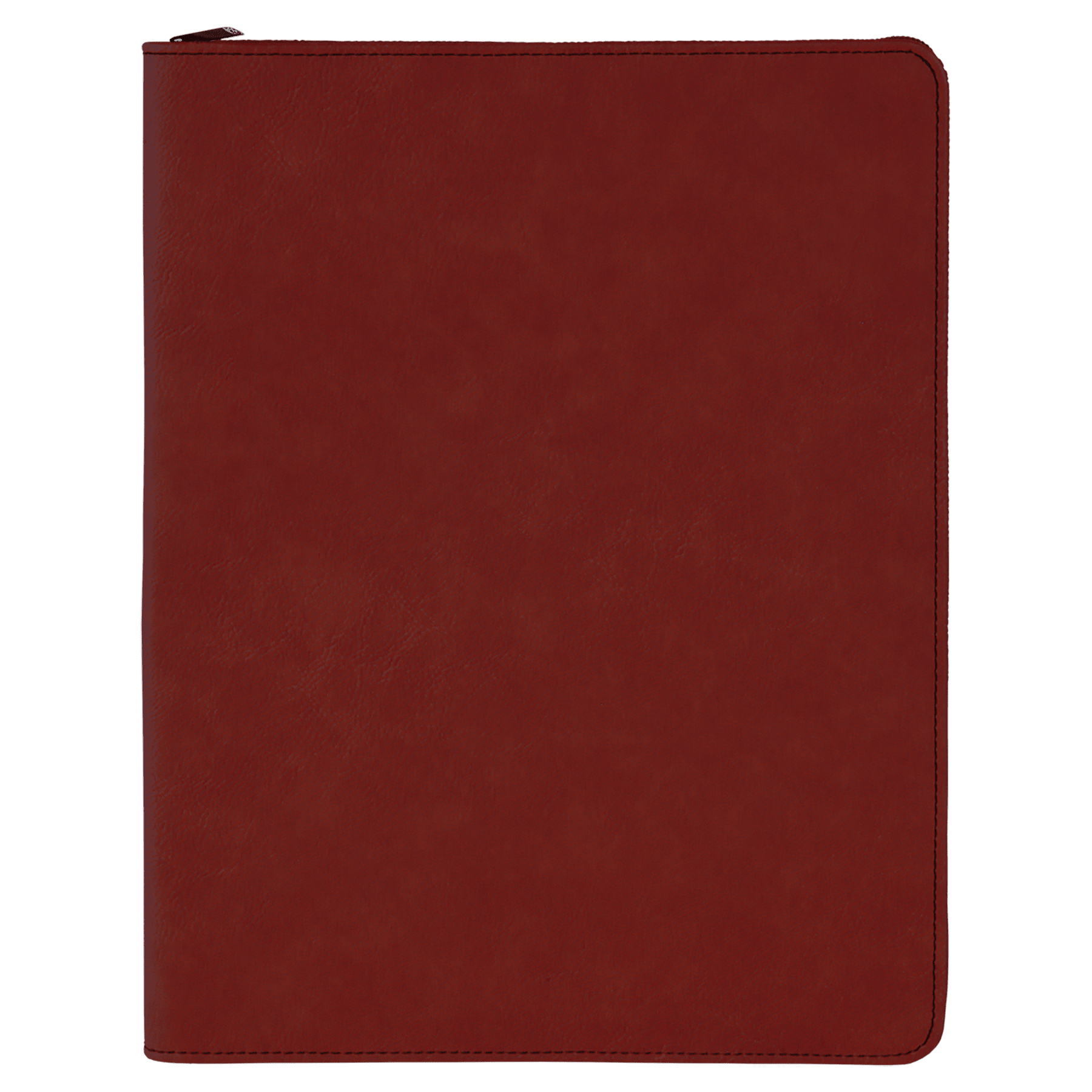 9.5" x 12" Rose w/Zipper Leatherette Portfolio w/Notepad