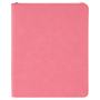 9.5" x 12" Pink w/Zipper Leatherette Portfolio w/Notepad
