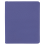 9.5" x 12" Purple w/Zipper Leatherette Portfolio w/Notepad