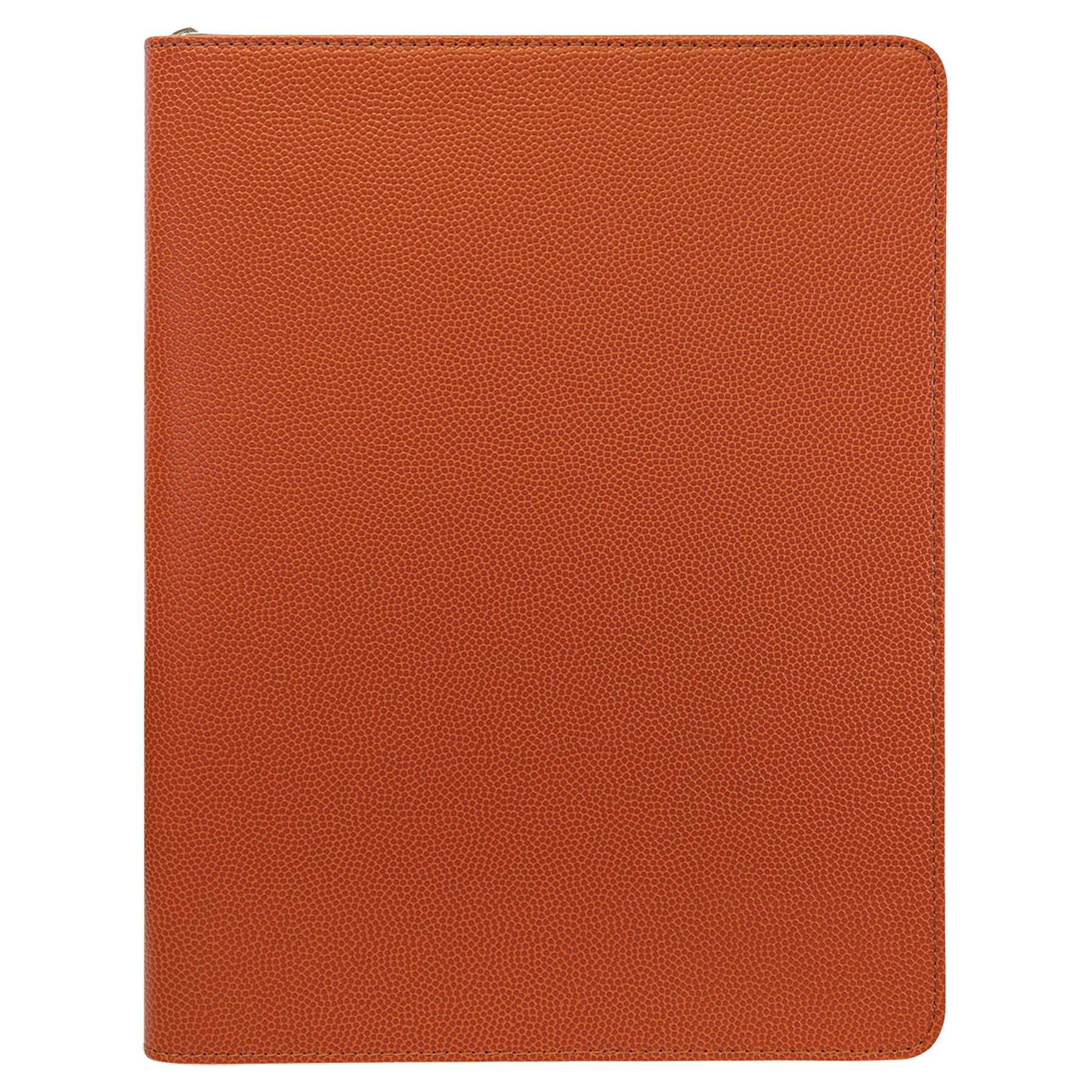Basketball w/ Zipper Leatherette Portfolio with Notepad