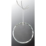 3" Crystal Round Faceted Ornament