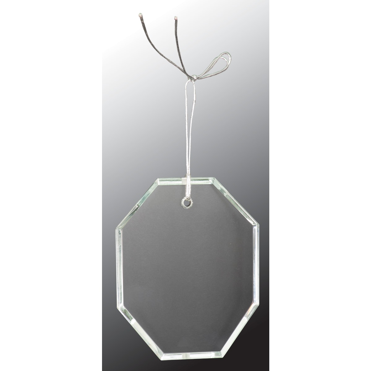 3.5" Crystal Octagon Ornament