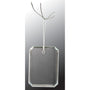 3" Crystal Rectangle Clipped Corner Ornament