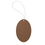 Leatherette Oval Ornament with String - OL03