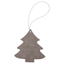 Leatherette Tree Ornament with String - OL05