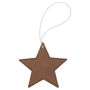 Leatherette Star Ornament with String - OL04