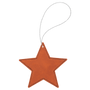 Leatherette Star Ornament with String - OL04
