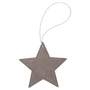 Leatherette Star Ornament with String - OL04