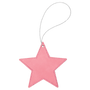 Leatherette Star Ornament with String - OL04
